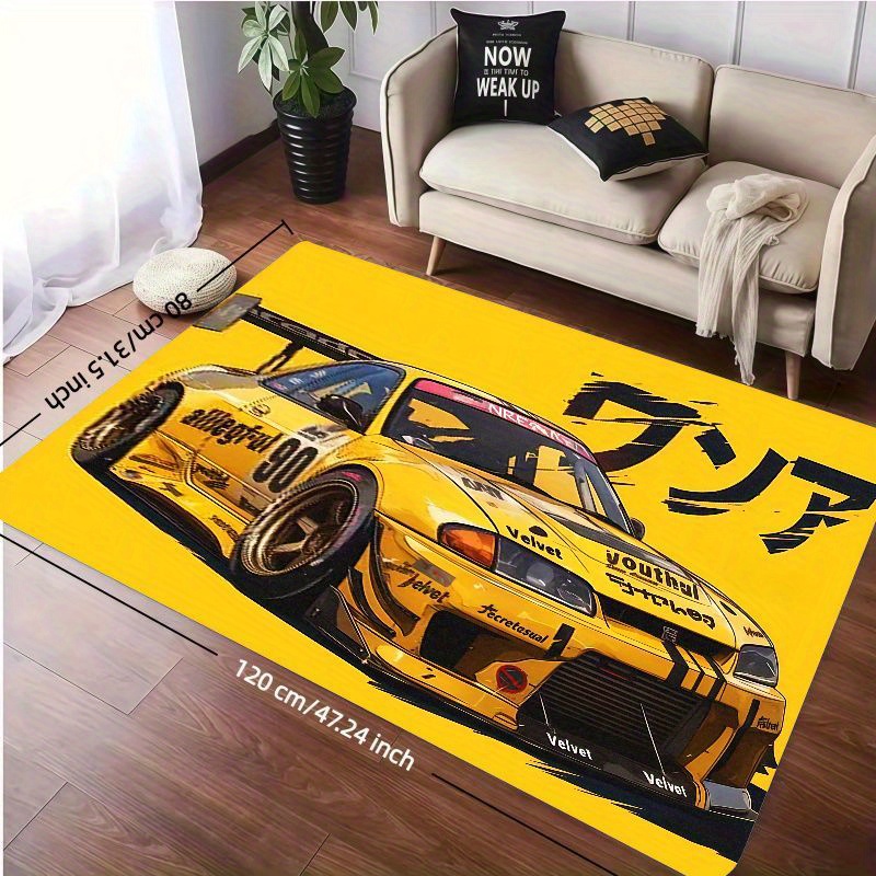 Japanese Home Bathroom Design - Teppich im japanischen Street Racing Design,