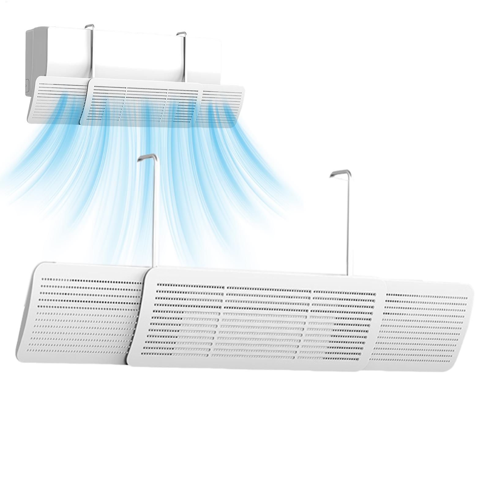 Home Bathroom Vent - Wandmontierter Klimaanlagen-Luftauslass-Deflektor, verstellbar von 23,2 bis