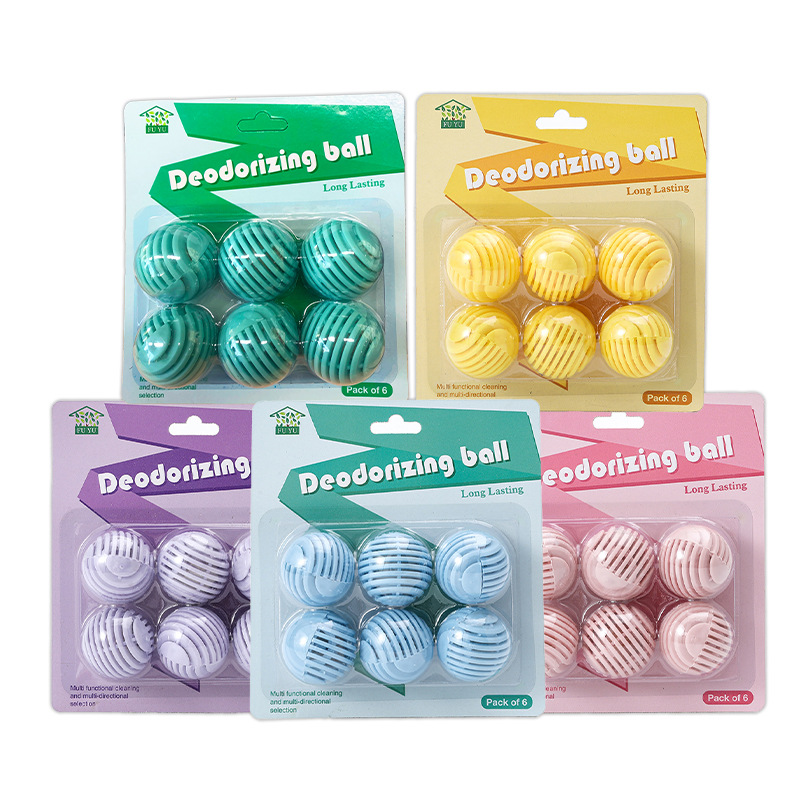 Home Bathroom Freshener - 6 Stück/Packung desodorierende Kugeln, schimmel- und