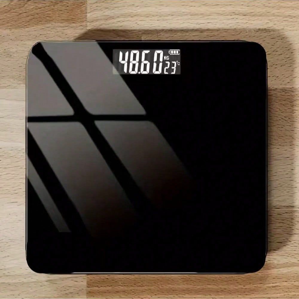 Home Bathroom Scales - 1 Stück Digitale Badezimmerwaage, Glasplattform, kann