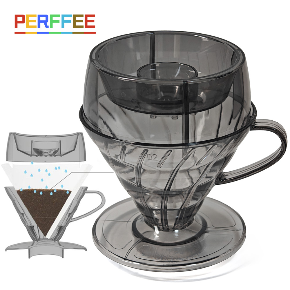 Home Bathroom Water Filter - Kaffeefilter Tropfdusche V02 Kaffeetropfer V-Form Übergießen