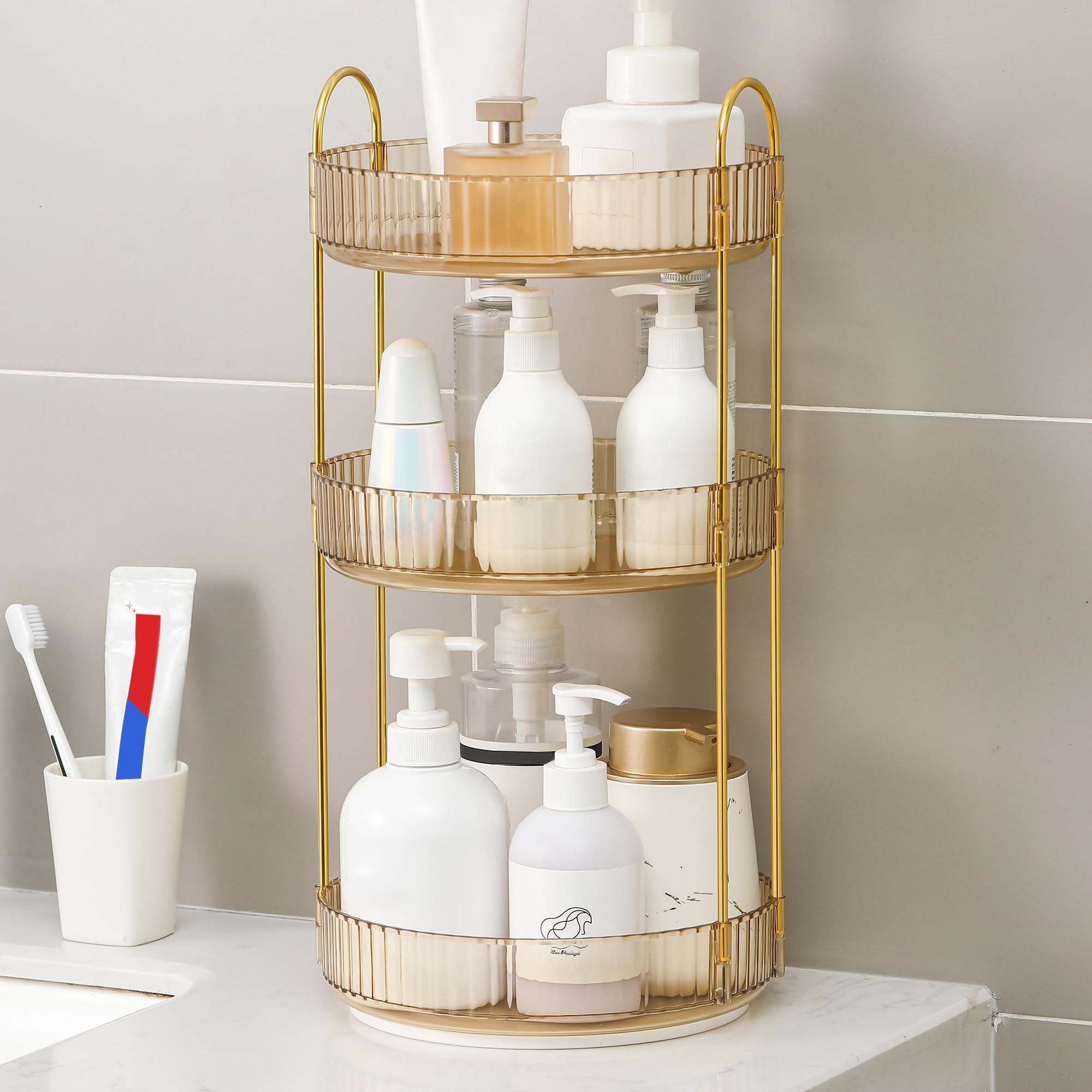 360° drehbarer Make-up-Organiz – Home Essentials Bathroom Organizer Bewertung und Preis