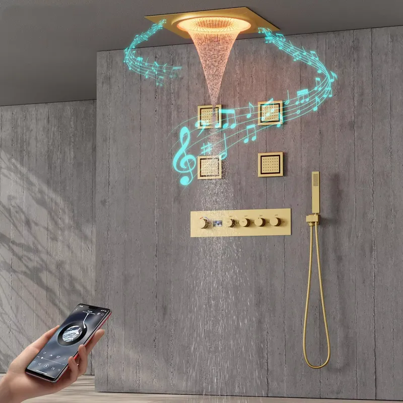 Intelligentes LED-Duschset Bad – Home And Bathroom Bewertung und Preis