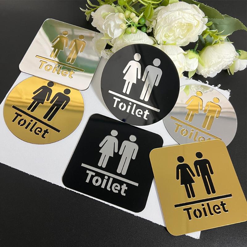3,94-Zoll-Toilettenschild aus  – Jet Home Bathroom Mirrors Bewertung und Preis