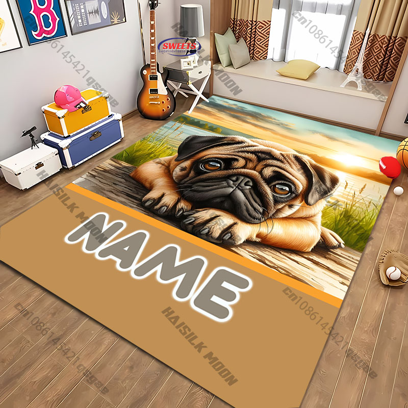 Personalisierter Mops-Hund Tep – Home Bathroom Name Bewertung und Preis