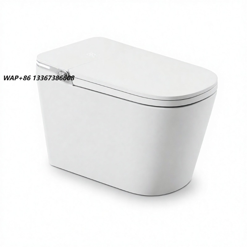 Weißes Smart-WC mit quadratisc – Home And Bathroom Bewertung und Preis