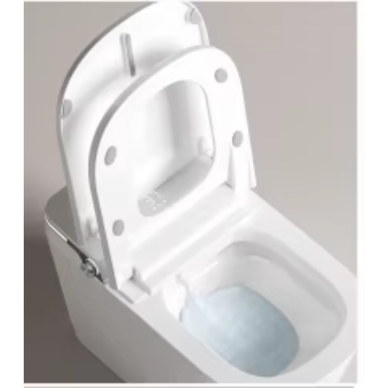 Weißes Smart-WC mit quadratisc – Home And Bathroom Bewertung und Preis
