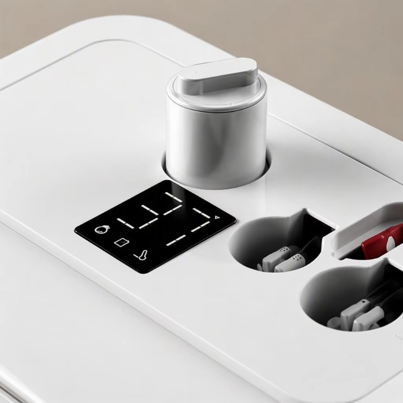 Weißes Smart-WC mit quadratisc – Home And Bathroom Bewertung und Preis