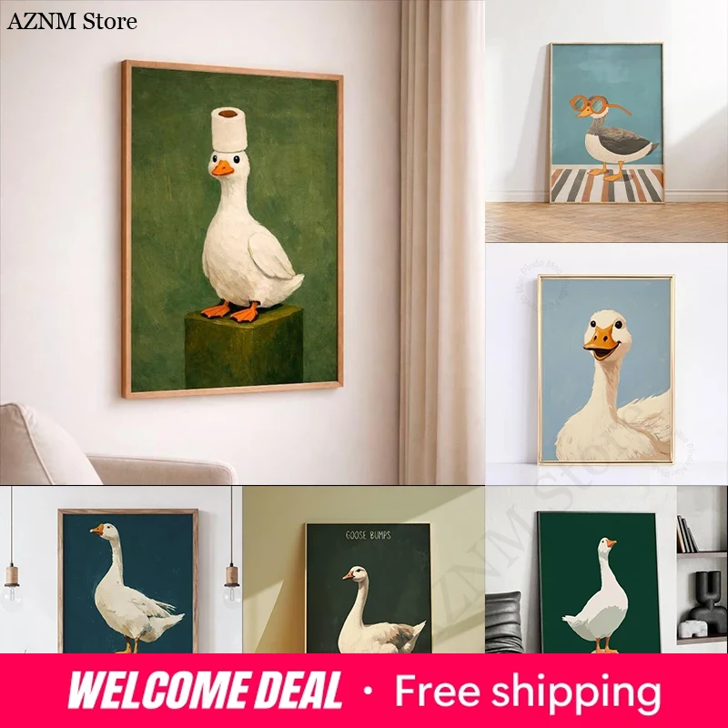 Enten- und Gänse-Poster, lusti – Home Bathroom Painting Ideas Bewertung und Preis