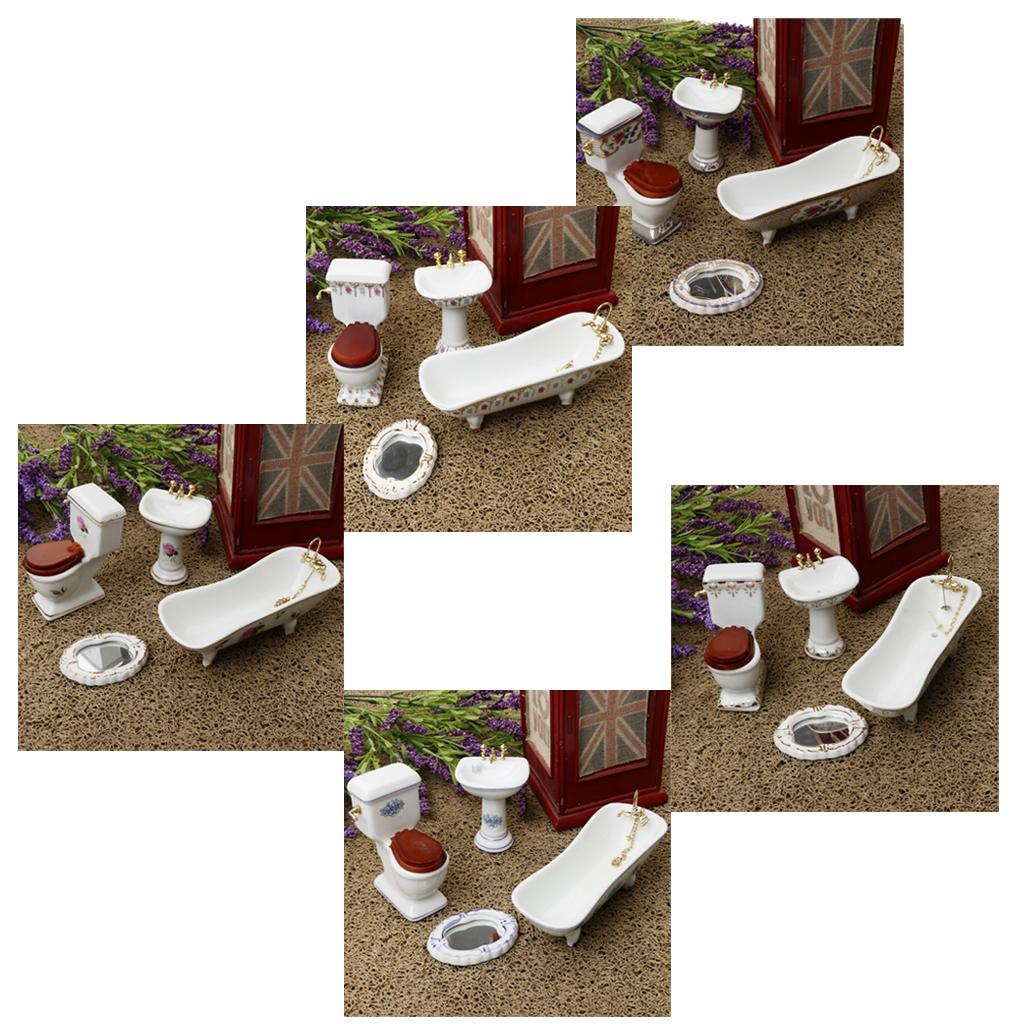 Keramik-Puppenhaus Badezimmer- – Home Bathroom Scales Bewertung und Preis