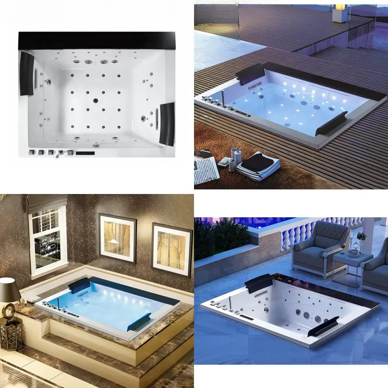 Doppel-Badewanne mit Digitalst – Home Bathroom Jacuzzi Tub Bewertung und Preis