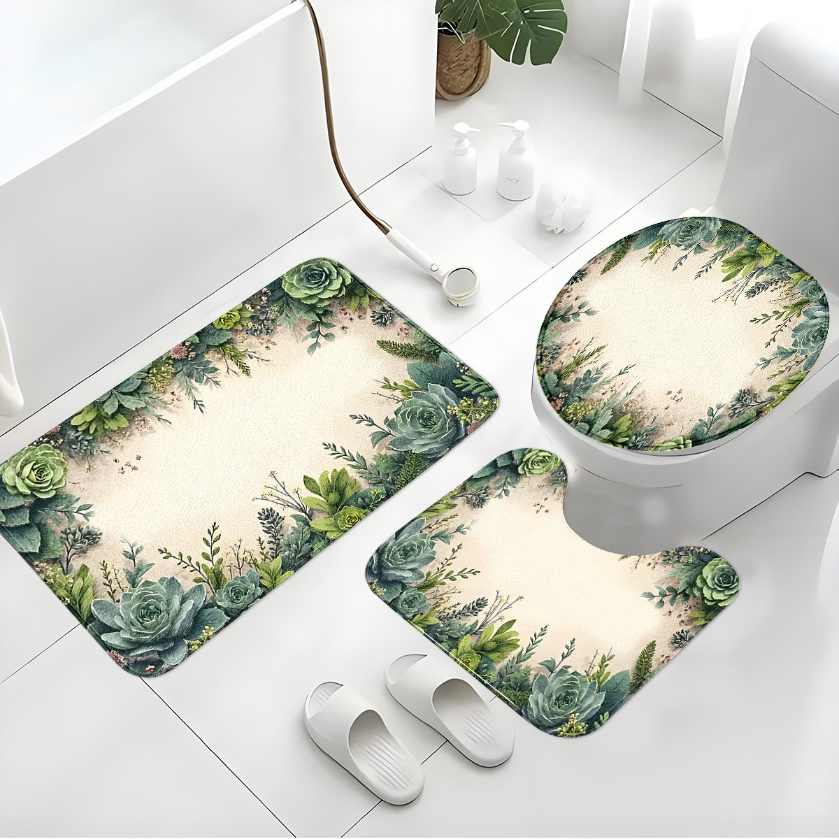 Retro Sukkulenten Badezimmer D – Zara Home Bathroom Mat Bewertung und Preis
