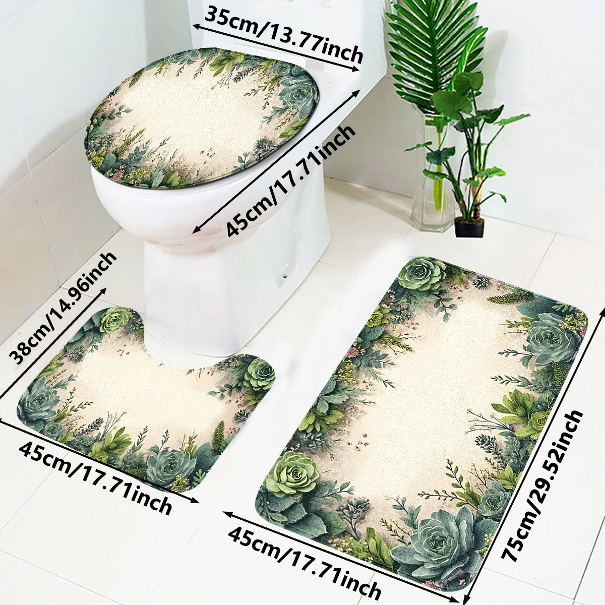 Retro Sukkulenten Badezimmer D – Zara Home Bathroom Mat Bewertung und Preis