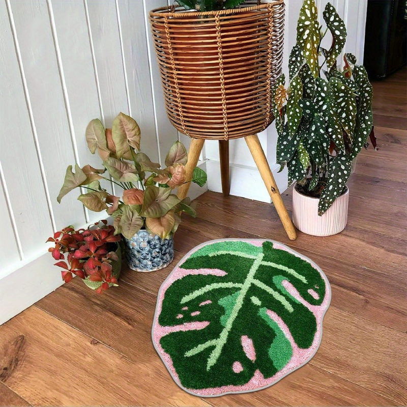 VIKAMA Rosa Plüschteppich mit  – Zara Home Bathroom Mat Bewertung und Preis