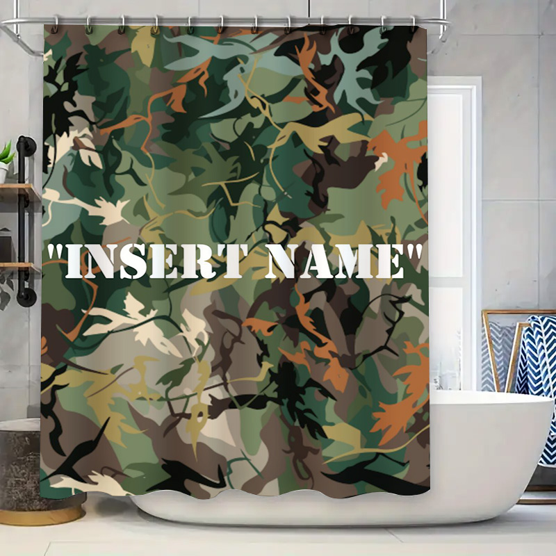 Personalisierter Duschvorhang  – Home Bathroom Name Bewertung und Preis
