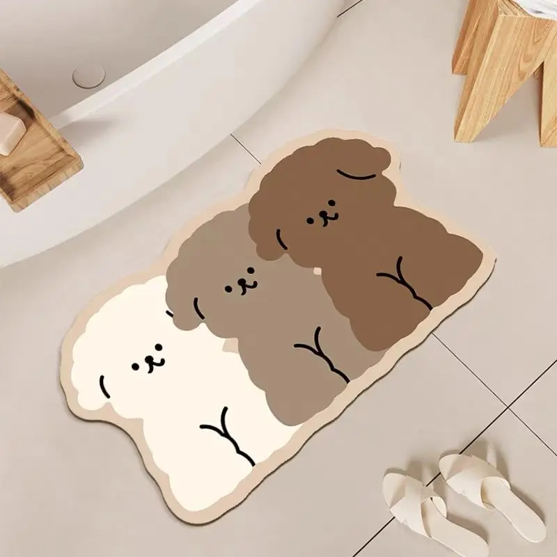 1 Stück Niedliche Hundeförmige – Zara Home Bathroom Mat Bewertung und Preis