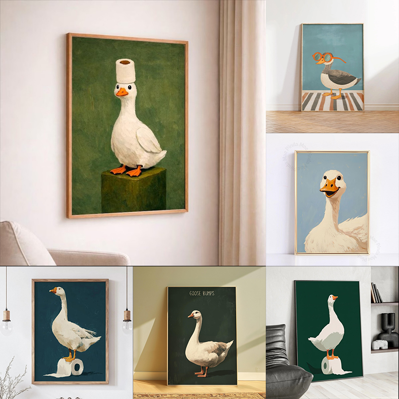 Enten- und Gänse-Poster, lusti – Home Bathroom Painting Ideas Bewertung und Preis