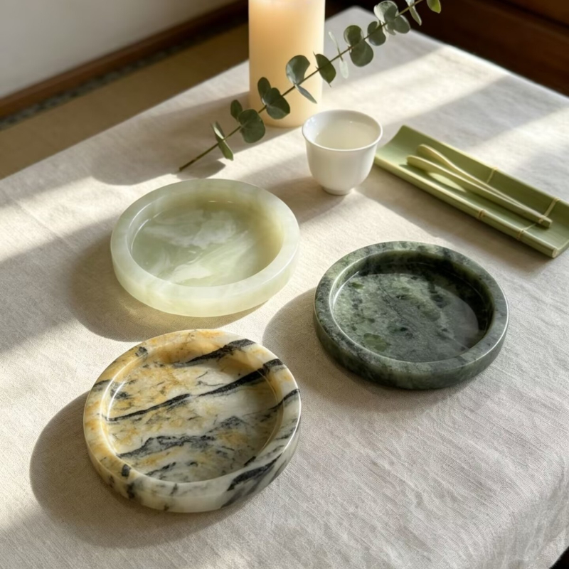 Natürliches Marmor-Rundtablett – Home Essentials Bathroom Organizer Bewertung und Preis