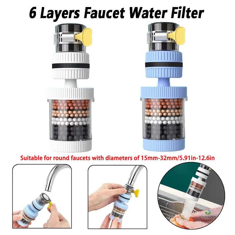 6-lagiger Wasserhahn-Wasserfil – Home Bathroom Water Filter Bewertung und Preis
